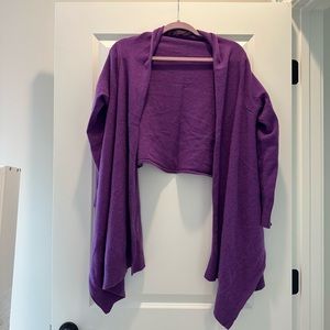 Cashmere wrap sweater